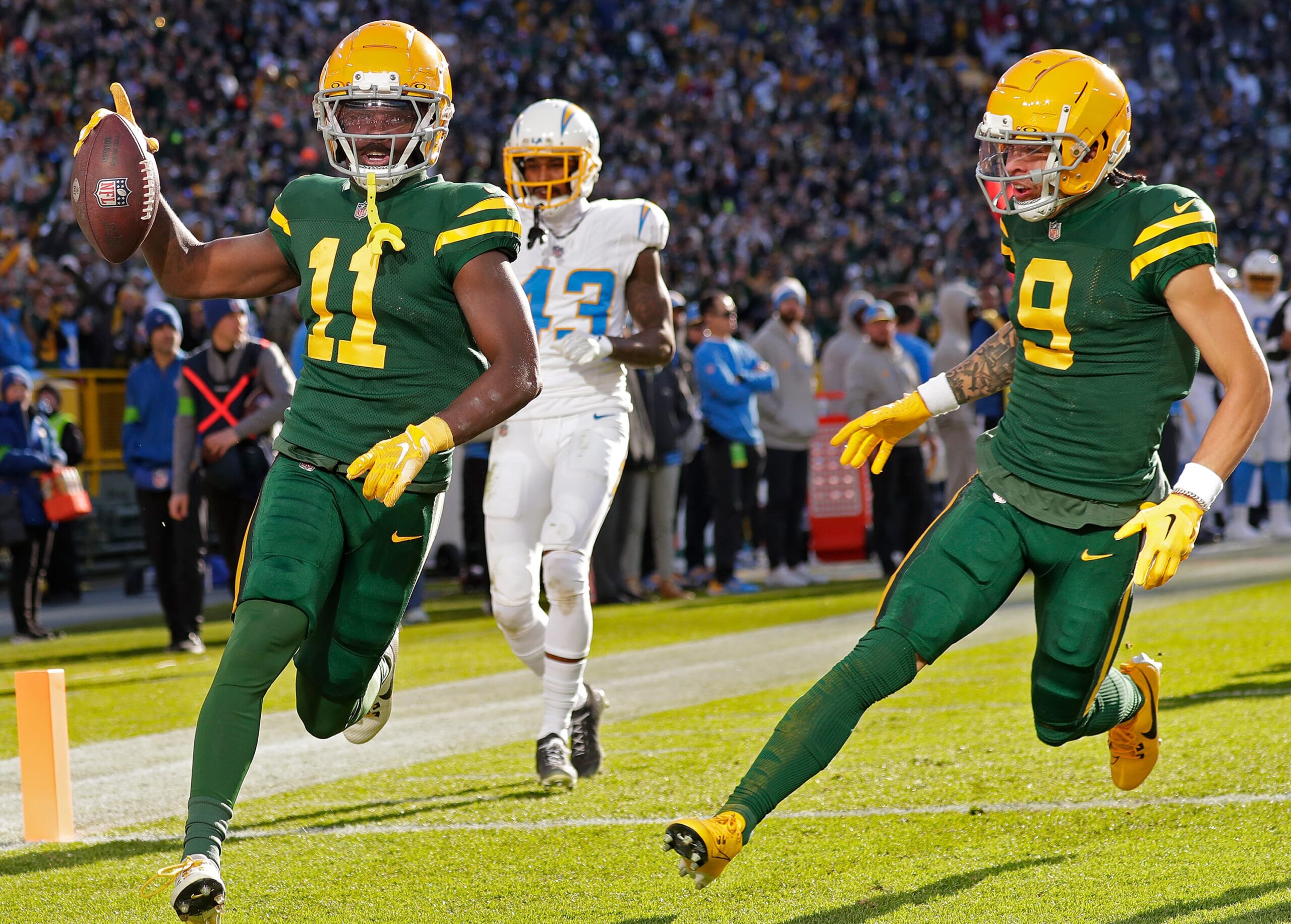 Green Bay Packers PFF Grades vs. Los Angeles Chargers PackerNotes